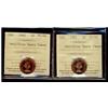 Image 1 : 1961 & 1962 1¢ ICCS PL66 Ultra Heavy Cameo.  Lot of 2 coins.