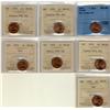 Image 1 : 1979 1¢ Dbl 979 MS63, MS64, MS65(2), MS66 & 1979 MS65, MS66.  Lot of 7 certified coins.