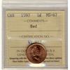 Image 1 : 1997 1¢ ICCS MS67RD.