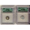 Image 1 : 1902H Sml & 1904 5¢ ICG AU58.  Lot of 2 coinsw.