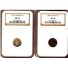Image 1 : 1906 5¢ AU58 & 1917 Ms63.  Lot of 2 NGC graded coins.