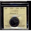 Image 1 : 1870 25¢ Obv 1 ICCS EF45.