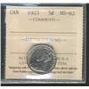 Image 1 : 1923 5¢ ICCS MS62.