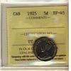 Image 1 : 1925 5¢ ICCS EF45.