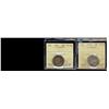 Image 1 : 1874H & 1920 25¢ ICCS VF20.  Lot of 2 coins.