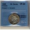 Image 1 : 1889 25¢ CCCS VF20.  Nice key date issue.