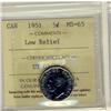 Image 1 : 1951 5¢ Low Relief ICCS MS65.