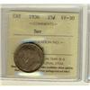 Image 1 : 1936 25¢ Bar ICCS VF30.