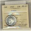 Image 1 : 1940 25¢ ICCS MS65.