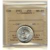 Image 1 : 1941 25¢ ICCS MS65.  Untoned example.