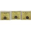 Image 1 : 1880H 10¢ Obv 1, 1902, 1915 ICCS F15.  Lot of 3 coins.
