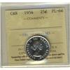 Image 1 : 1954 25¢ ICCS PL66.