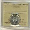 Image 1 : 1954 25¢ ICCS MS65. Scarce.