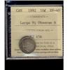 Image 1 : 1892 10¢ Lg 9, Obv 6 ICCS EF40.