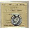 Image 1 : 1964 25¢ ICCS MS65 Ultra Heavy Cameo.
