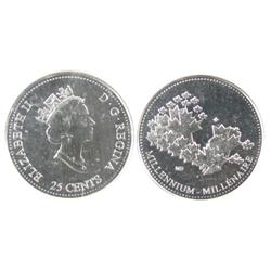 2000 Map MULE 25¢ PCGS MS65, popular variety.  Scarce in GEM!