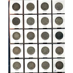 1870-2010 50¢ Set.  Includes all dates with the exception of the 1870 NoLCW and the 1921, every othe