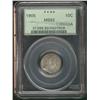 1905 10¢ PCGS MS62.  Golden to brown tones.