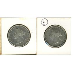 1870 LCW, 1872H 50¢, both coins VG-10 or better.