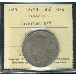 1872H 50¢ A/V ICCS G4.