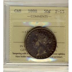 1898 50¢ ICCS F15.