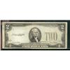 Image 1 : ERROR ? USA 1928g $2 note.  Missing serial number.