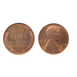 USA 1909 1¢ VDB PCGS MS65RB. Full lustre