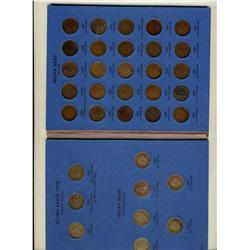 USA.  Complete Indian Head Cent collection.  Includes flying eagle cents 1857 to 1909.  Grades vary 
