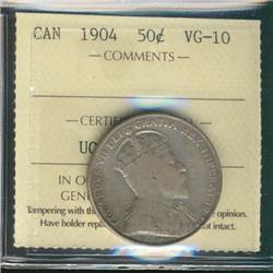 1904 50¢ ICCS VG10.