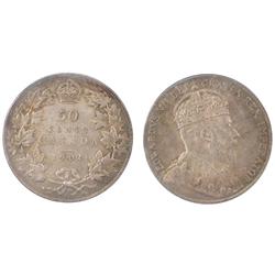 1904 50¢ ICCS MS65, light and attractive toning over full underlying lustre.  Excessively rare in GE