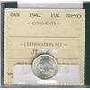 Image 1 : 1942 10¢ ICCS MS65.