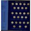 Image 1 : USA.  Complete Mercury Dime set.  1916 to 1945.  Grades vary from aG to VF.  Includes key dates.  (N