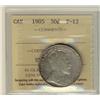 Image 1 : 1905 50¢ ICCS F12.
