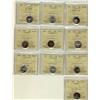 Image 1 : 1947 10¢ ML, 1952, 1953 SF, NSf, 1955, 1959, 1960, 1963, 1964 & 1967 ICCS MS64.  Lot of 10 coins.