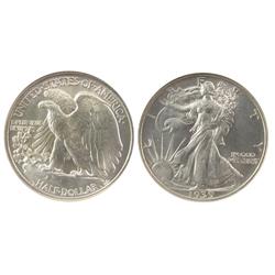 USA 1939 50¢ NGC MS65.  Blast white and lustrous.