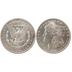 USA 1889-O $1 PCGS MS63.  Full lustre.