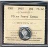 Image 1 : 1965 10¢ ICCS PL66 Ultra Heavy Cameo.