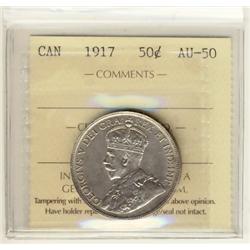1917 50¢ ICCS AU50.