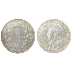 1919 50¢ ICCS MS64.  Lustrous with light hint of gold.