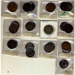 Prince Edward Island.  Breton 917, CH PE-6, includes different varieties.  26 pieces, grades vary fr