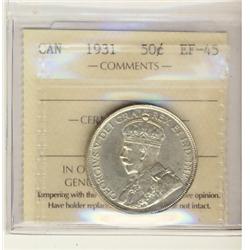 1931 50¢ ICCS EF45.