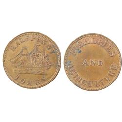 Breton 921 CH-PE-8 Choice AU58 with red lustre.  Scarce in this condition.