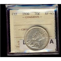 1936 50¢ ICCS EF45.