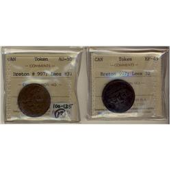 Breton 997, Lees 31, ICCS AU55, trace of red, Lees 32 ICCS EF45.