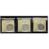 Image 1 : 1947 ML 50¢, 1948 & 1949 Hoof ICCS VF20.  Lot of 3 coins.