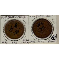 Breton 873, NS-2D1, 2D2, both VF+.