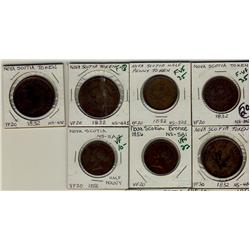 Breton 870, 871, 876 CH NS-3A2, 3D1, 4A1, 4A2, 4A4, 5A1, 5A1.  F to VF.  Lot of 7 pieces.