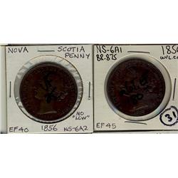 Breton 875 CH NS-6A1, 6A2 with and without LCW.  VF to aEF, 2 pieces.