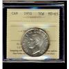 Image 1 : 1951 50¢ ICCS MS65.  Scarce
