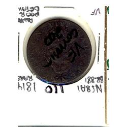 Breton 881 CH NS-8A1 VF light corrosion.  A scarce issue.